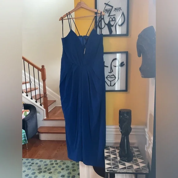 City Chic Maxi Luciana Electric Blue NWT Size S/16W - Picture 5 of 8